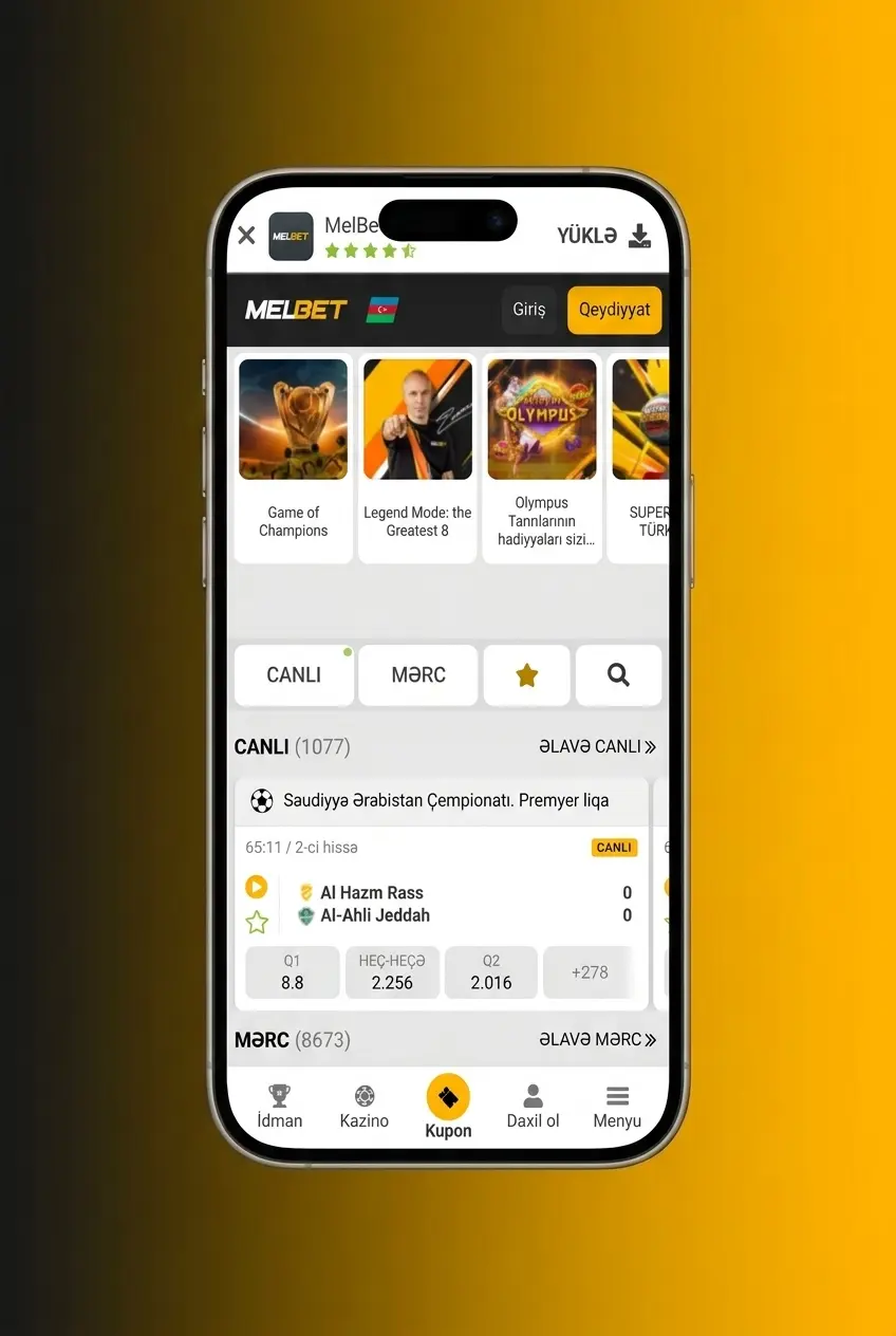 Melbet APK Android cihaza 3 addımda yükləmə və quraşdırma təlimatı ekran görüntüsü