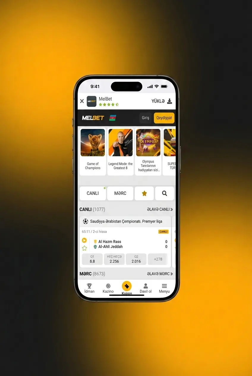 Melbet kazino slot və canlı diler oyunlarının addım-addım necə oynanacağını göstərən ekran görüntüsü