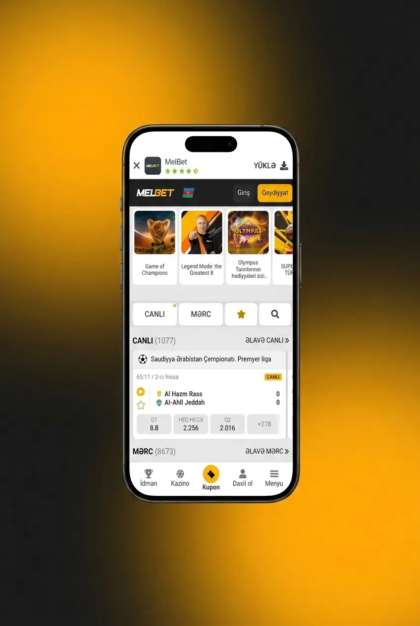 Melbet kazino oyunları: slot, canlı diler və kreş oyunlarına addım-addım giriş təlimatı