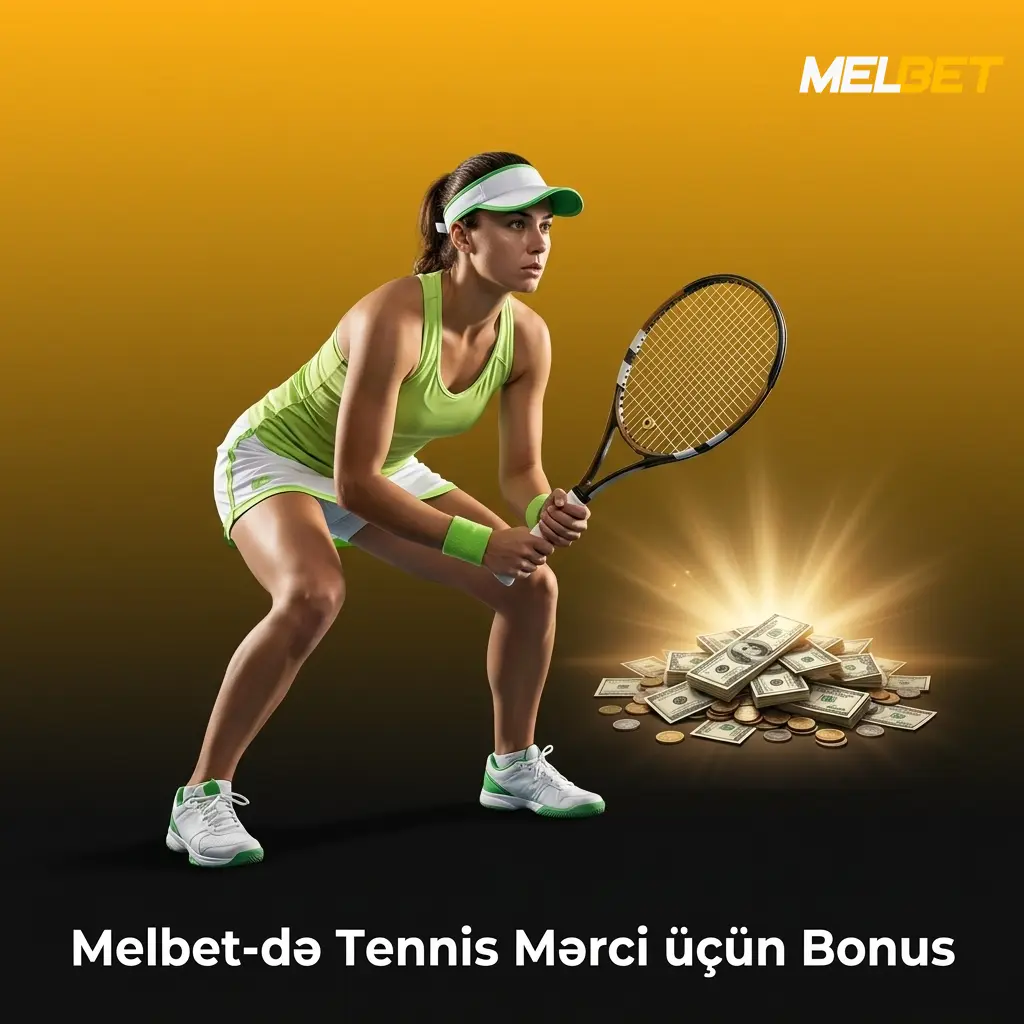 Melbet tennis mərci bonusu - ilk depozitə 100% uyğunlaşma, ATP, WTA və Grand Slam turları üçün