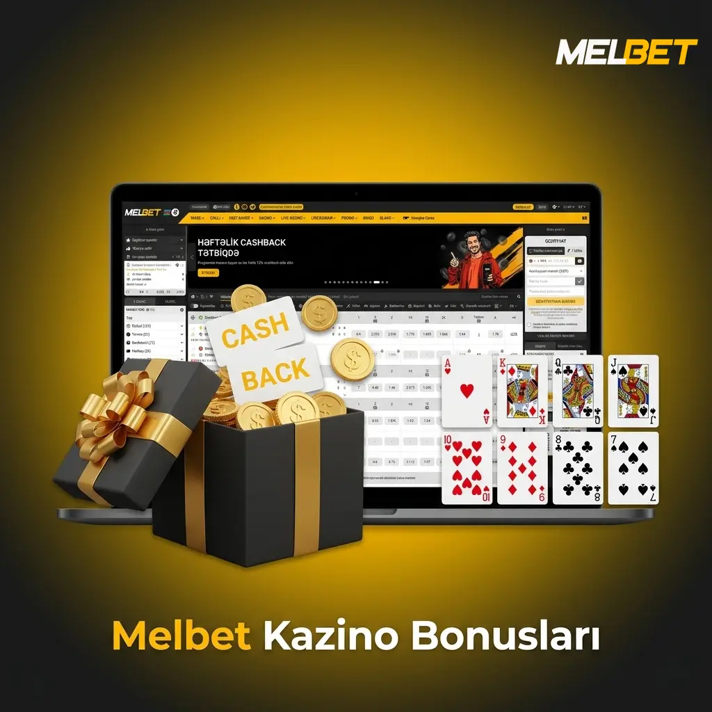 Melbet kazino bonusları: yenidən doldurma, pulsuz fırlanmalar, cashback və canlı kazino təklifləri