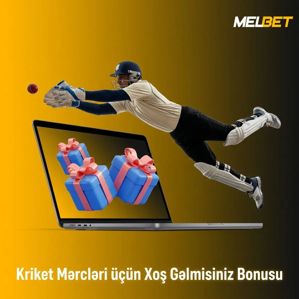 Melbet kriket mərcləri üçün ilk depozitə 575% bonus, maksimum 3500 AZN