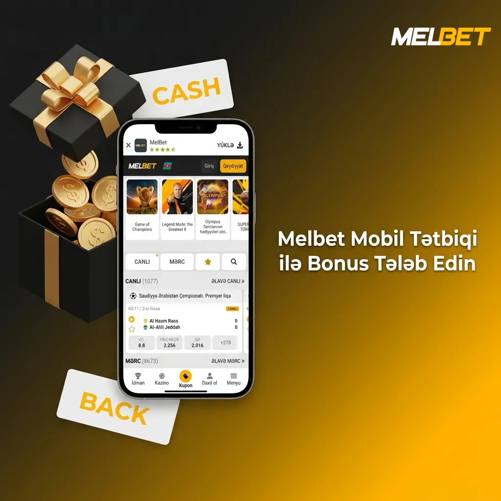 Melbet mobil tətbiqi ilə Android və iOS-da qeydiyyat, depozit və bonus aktivləşdirmə