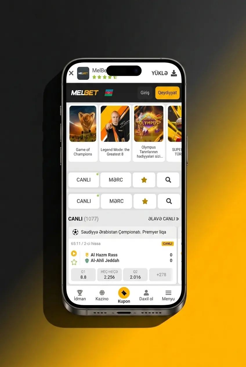 Melbet tətbiqi vasitəsilə qeydiyyat addımları - telefon, e-poçt və ya sosial media ilə hesab yaratma