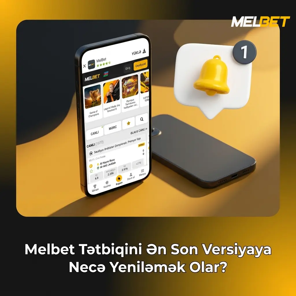 Melbet tətbiqini ən son versiyaya yeniləmək üçün APK faylını yükləyin və quraşdırın